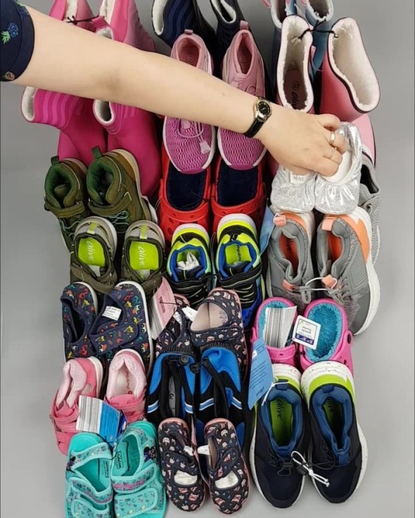 Фотография  406 - Обувь ALDI дети лето#10 кг, ЛОТ №4453 оптом в Екатеринбурге и Свердловской области