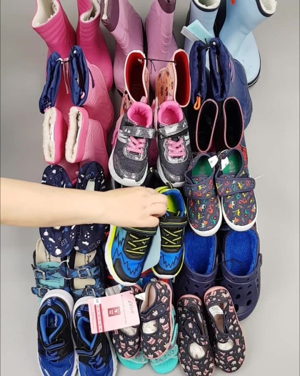 Фотография  204 - Обувь ALDI дети лето#10 кг, ЛОТ №4455 оптом в Екатеринбурге и Свердловской области