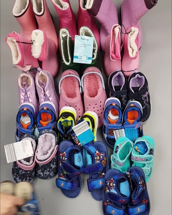 Фотография  257 - Обувь ALDI дети лето#10 кг, ЛОТ №4456 оптом в Екатеринбурге и Свердловской области