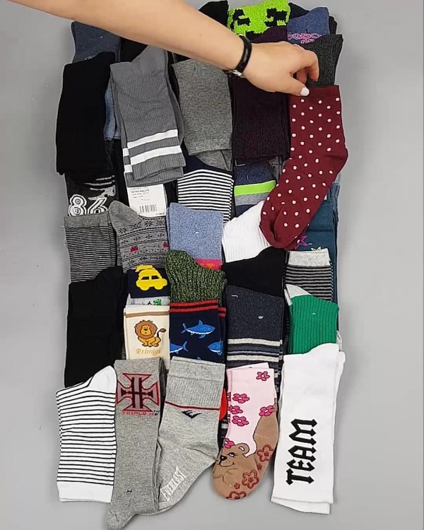 Фотография  596 - Носки дети СТОК зима#5 кг, ЛОТ №4870 оптом в Екатеринбурге и Свердловской области