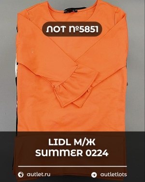 Купить LIDL Summer м/ж 022024#14 кг, ЛОТ №5851 оптом в Екатеринбурге и Свердловской области