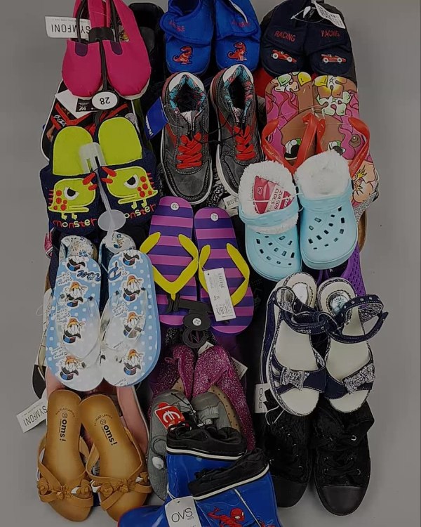 Фотография  725 - Обувь детская СТОК Summer#7,85 кг, ЛОТ №6196 оптом в Екатеринбурге и Свердловской области