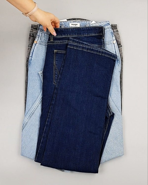 Фотография  543 - Джинсы WRANGLER м/ж#8,1 кг, ЛОТ №7011 оптом в Екатеринбурге и Свердловской области