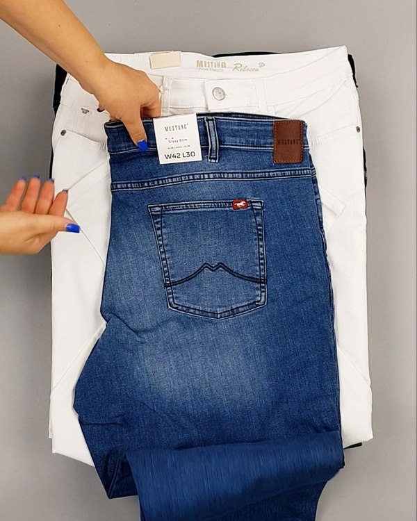 Фотография  553 - Джинсы MUSTANG м/ж#5 кг, ЛОТ №6961 оптом в Екатеринбурге и Свердловской области