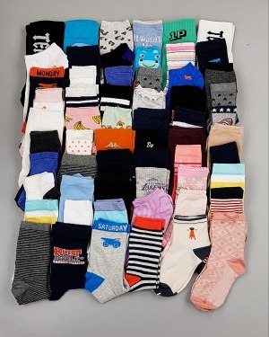 Купить Носки дети СТОК лето#5 кг, ЛОТ №6993 оптом в Екатеринбурге и Свердловской области