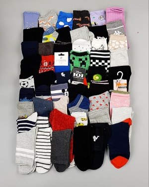 Купить Носки дети СТОК зима#5 кг, ЛОТ №6989 оптом в Екатеринбурге и Свердловской области