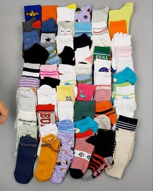 Купить Носки дети СТОК лето#5 кг, ЛОТ №6992 оптом в Екатеринбурге и Свердловской области