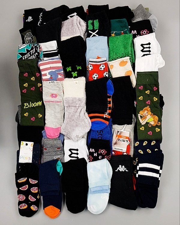 Фотография  320 - Носки дети СТОК зима#5 кг, ЛОТ №6988 оптом в Екатеринбурге и Свердловской области