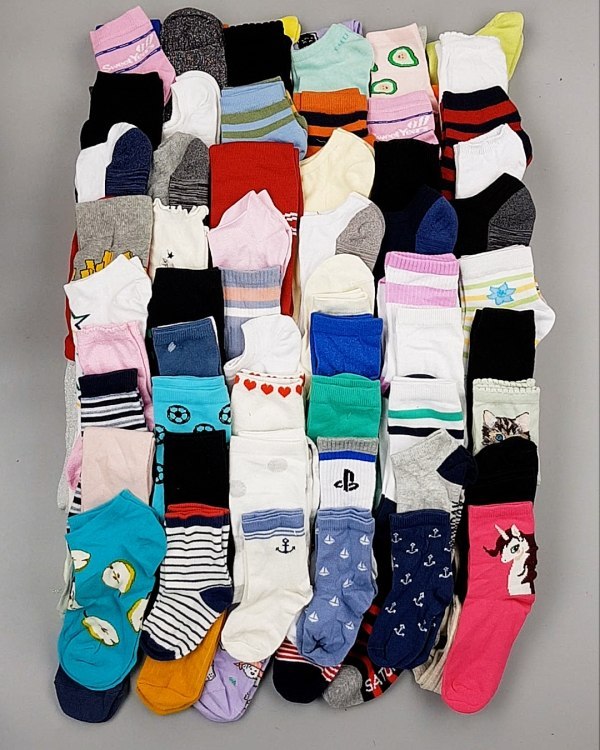 Фотография  663 - Носки дети СТОК лето#5 кг, ЛОТ №6992 оптом в Екатеринбурге и Свердловской области
