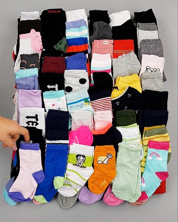 Фотография  669 - Носки дети СТОК лето#5 кг, ЛОТ №6993 оптом в Екатеринбурге и Свердловской области