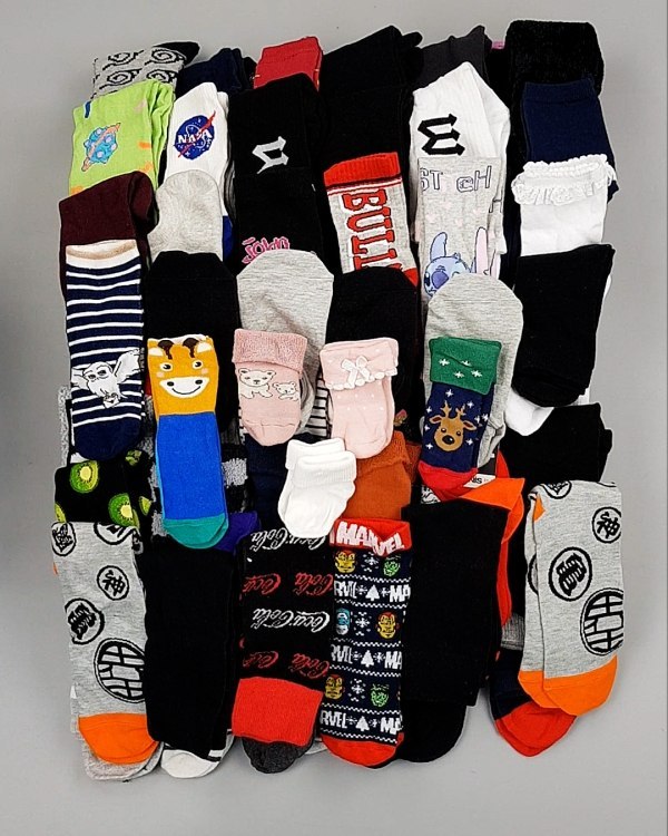 Фотография  464 - Носки дети СТОК зима#5 кг, ЛОТ №6989 оптом в Екатеринбурге и Свердловской области