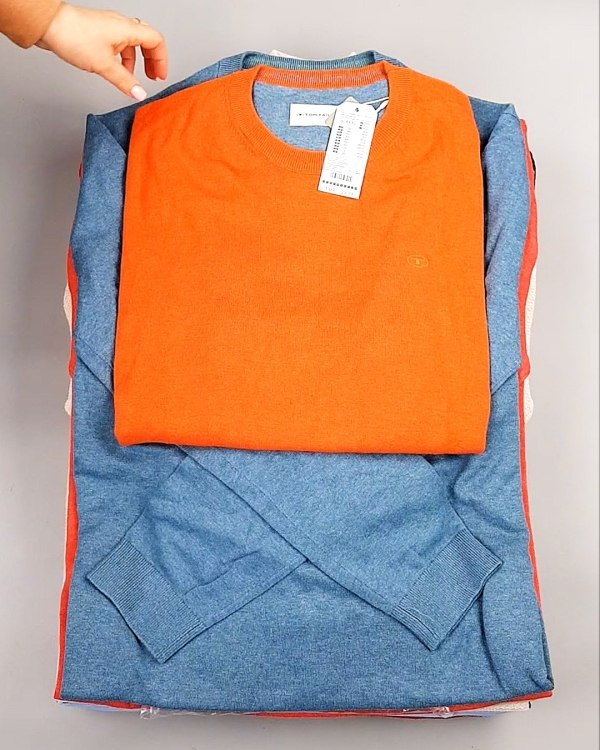 Фотография  252 - Джемпера легкие мужские TOM TAILOR 124#8,35 кг, ЛОТ №7605 оптом в Екатеринбурге и Свердловской области