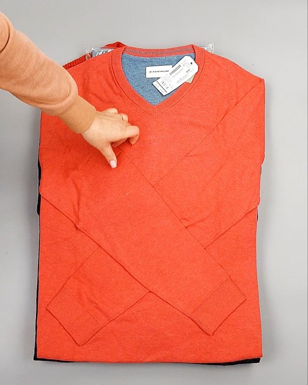 Фотография  912 - Джемпера легкие мужские TOM TAILOR 124#8,35 кг, ЛОТ №7605 оптом в Екатеринбурге и Свердловской области