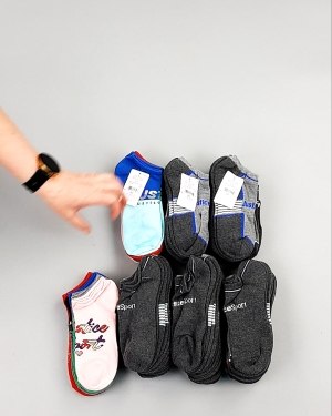 Фотография  707 - Носки дети лето CAN 084#5 кг, ЛОТ №8001 оптом в Екатеринбурге и Свердловской области