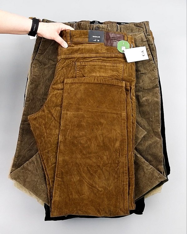 Фотография  974 - Брюки вельветовые м/ж C&A 025#10 кг, ЛОТ №8031 оптом в Екатеринбурге и Свердловской области