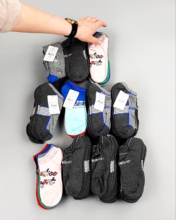 Фотография  563 - Носки дети лето CAN 084#5 кг, ЛОТ №8001 оптом в Екатеринбурге и Свердловской области