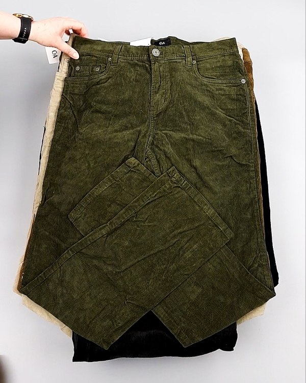 Фотография  138 - Брюки вельветовые м/ж C&A 025#10 кг, ЛОТ №8031 оптом в Екатеринбурге и Свердловской области