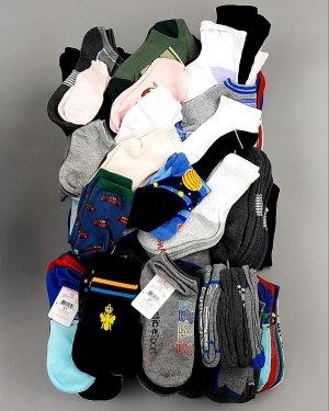 Фотография  205 - Носки дети лето CAN 084#5 кг, ЛОТ №8000 оптом в Екатеринбурге и Свердловской области