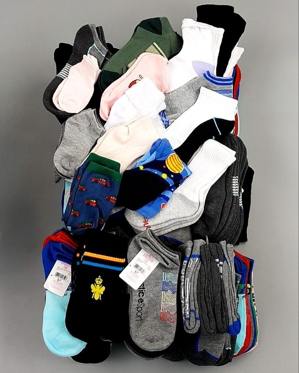 Фотография  296 - Носки дети лето CAN 084#5 кг, ЛОТ №8000 оптом в Екатеринбурге и Свердловской области