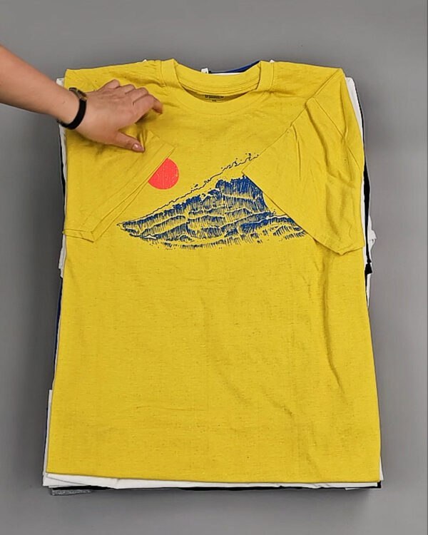 Фотография  712 - Футболки м/ж (Printed T-Shirts New)#5 кг оптом в Екатеринбурге и Свердловской области