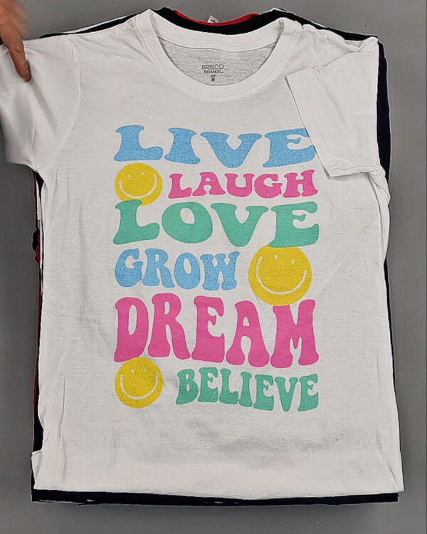 Фотография  108 - Футболки м/ж (Printed T-Shirts New)#5 кг, ЛОТ №8913 оптом в Екатеринбурге и Свердловской области