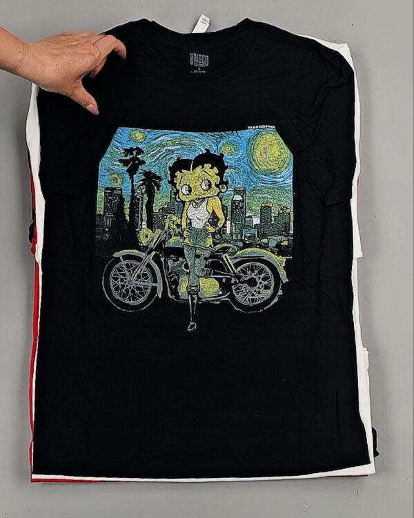 Фотография  895 - Футболки м/ж (Printed T-Shirts New)#5 кг, ЛОТ №8913 оптом в Екатеринбурге и Свердловской области