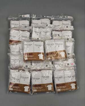 Купить Футболка белая муж Корея 085#5 кг оптом в Екатеринбурге и Свердловской области