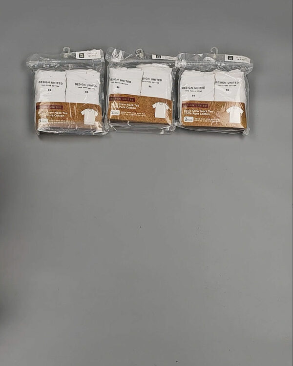 Фотография  111 - Футболка белая муж Корея 085#5 кг оптом в Екатеринбурге и Свердловской области